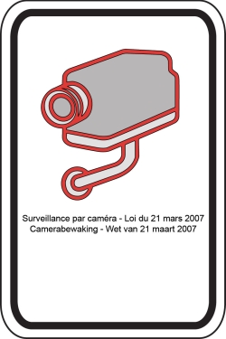 pictogram bewakingscamera's