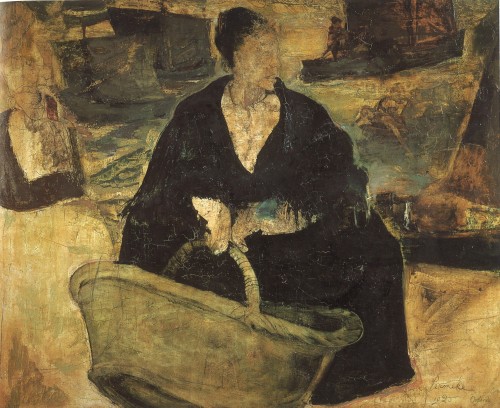 Permeke_vissersvrouw-Het schone meisje-Vrouw met korf 1920_KMSKA