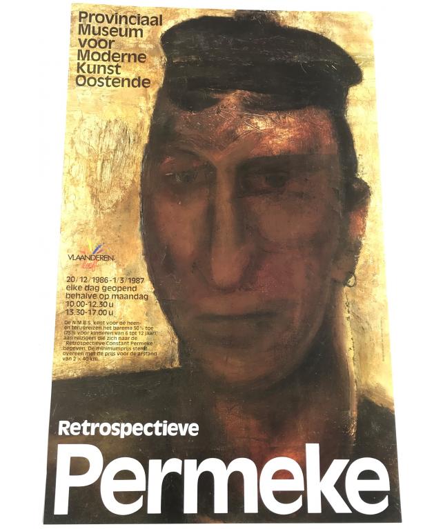 poster affiche Retrospectieve Permake 42.50cm - 70cm